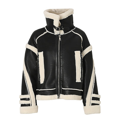 73r1 - Thick Loose Cotton Coat For Motorcycle Clothes