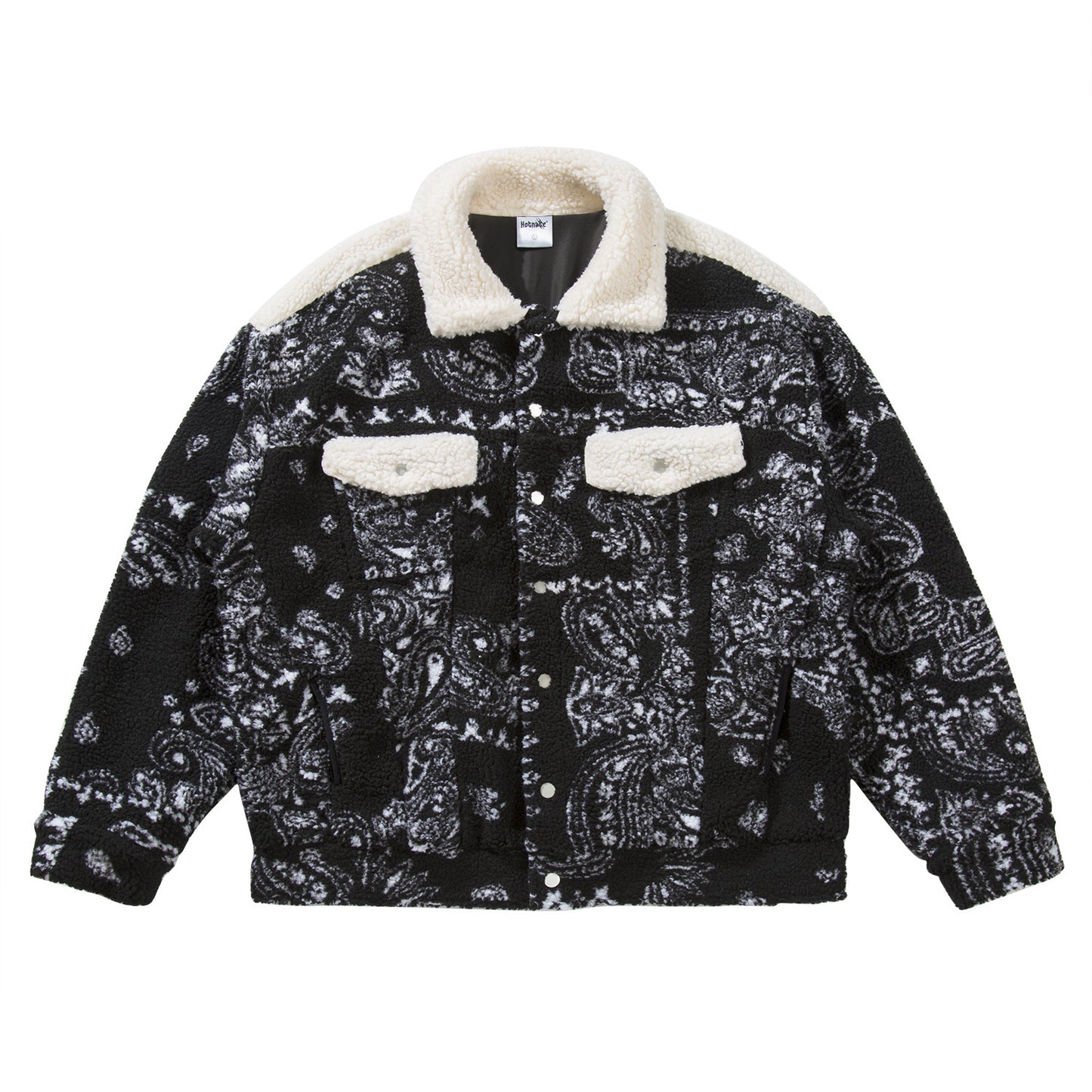 73r1 - Cotton Cashew Flower Lapel Jacket