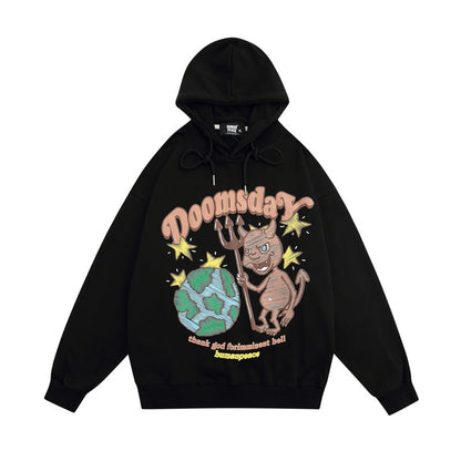 73r1 - Baggy Hip Hop Couple Hoodie