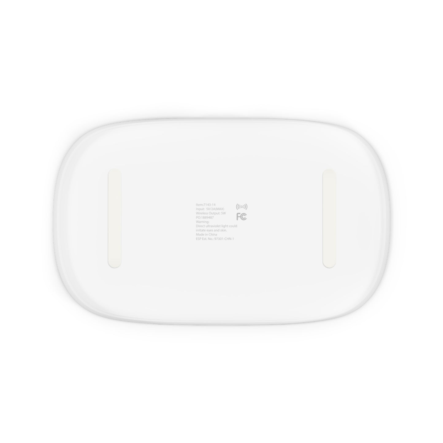 73R1 - Sanitizador UV y Base de Carga Inalámbrica 2 en 1 para Smartphones