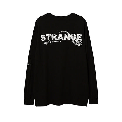 73r1 - High Street Hip Hop Portrait Graffiti Long Sleeve T-Shirt