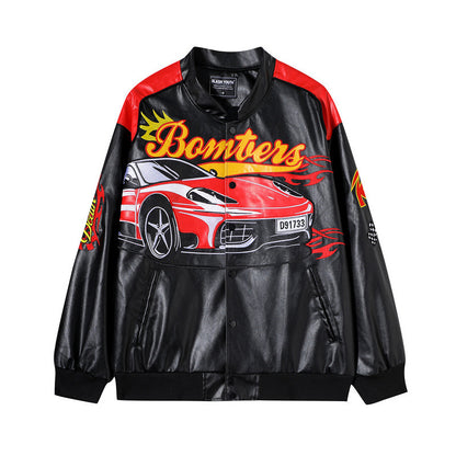 73r1 - High Street Printed Dyed Polyester Jacket