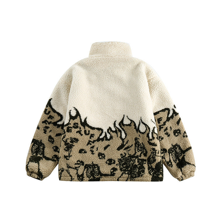 73r1 - Thickened Khaki Leisure Cardigan