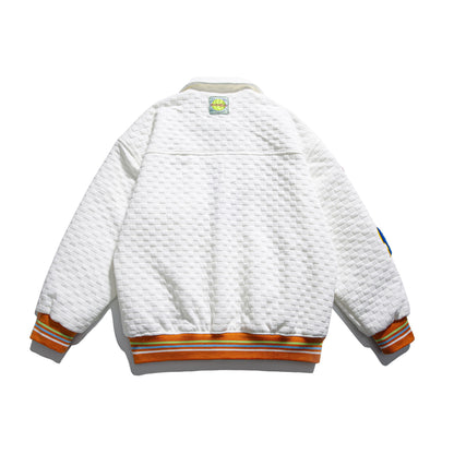 73r1 - Embroidered Loose Street Jacket