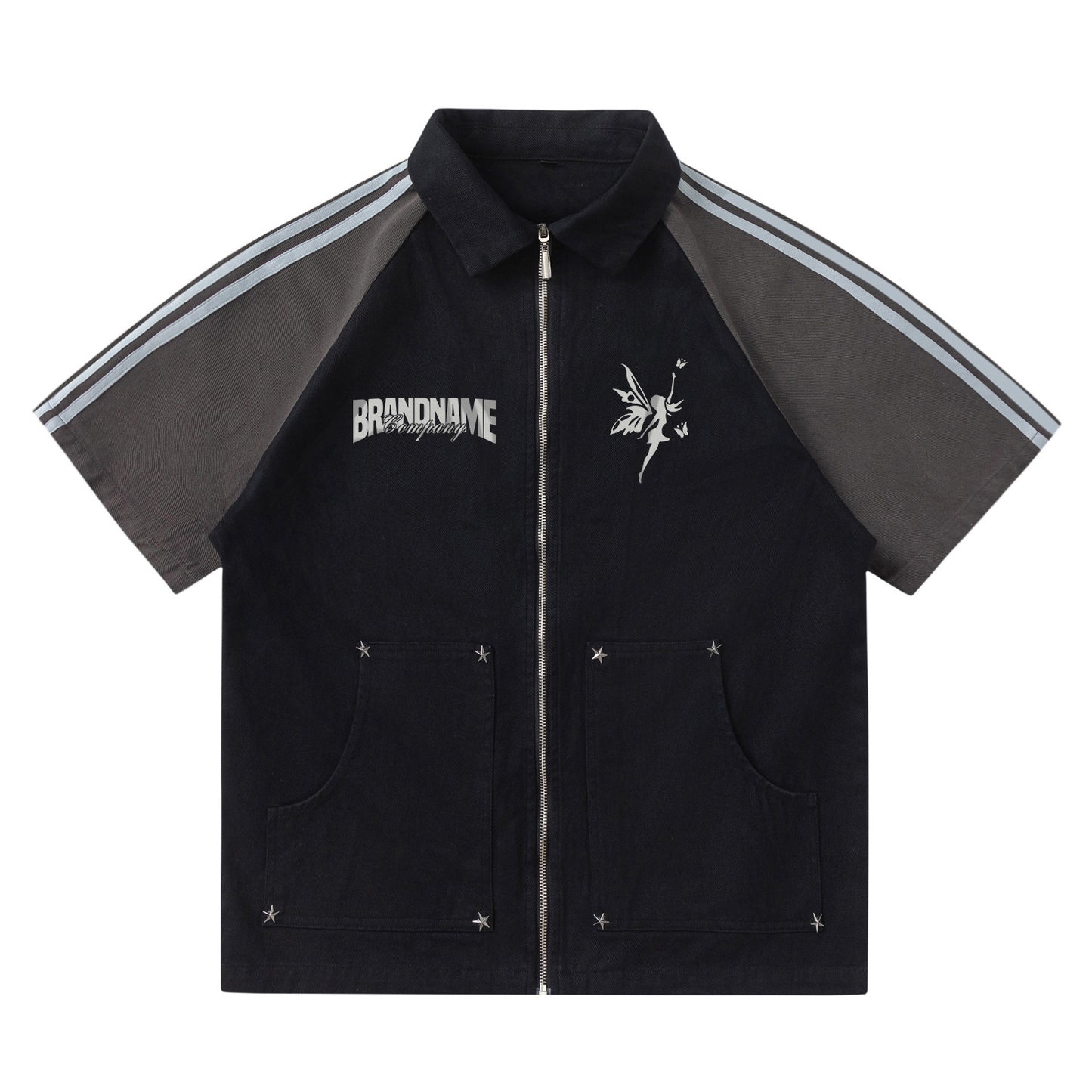 73r1 – PrintDrift Capsule · Vintage Letter Polo · College Graphic Recall