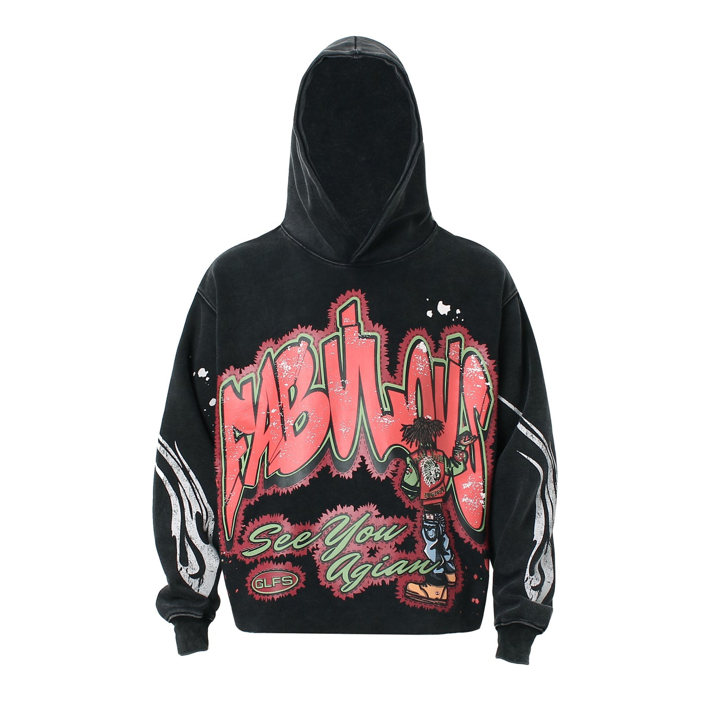 73r1 – StreetWash Capsule · Washed Graphic Hoodie · Urban Noise Cut