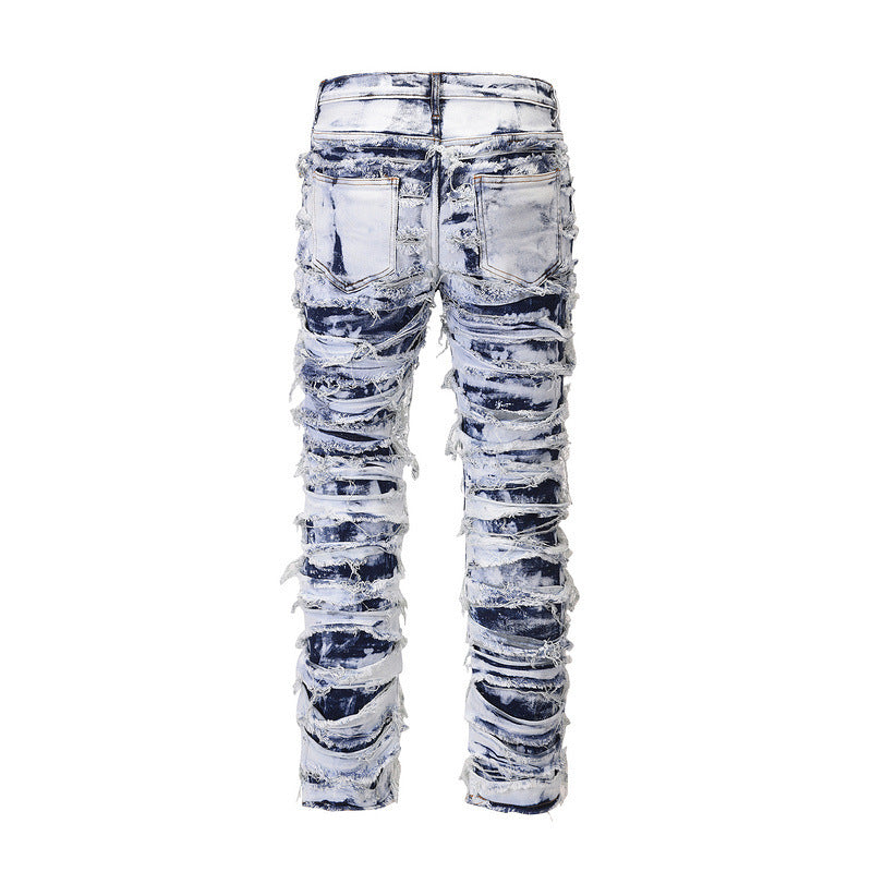 73r1 - European Style Straight Denim Pants Q060 Men