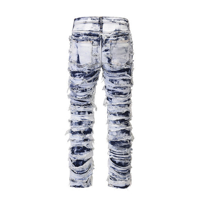 73r1 - European Style Straight Denim Pants Q060 Men
