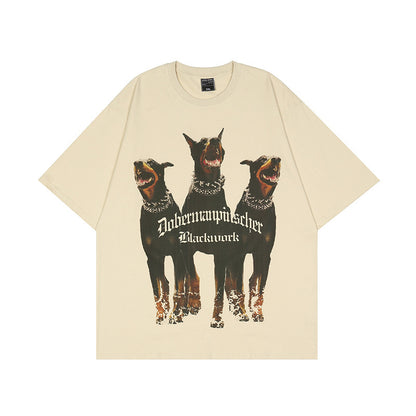 73r1 – HoundVerse Capsule · Urban Graphic Tee · Vintage Distress Cut