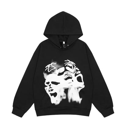 73r1 - Men's Hip-hop Trend Loose Sports Long-sleeved Pullover Hoodie