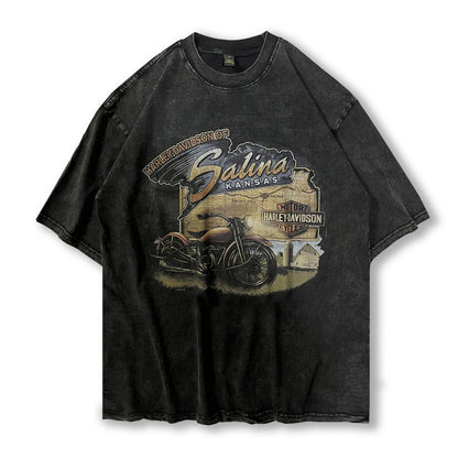 73r1 - High Street Abstract Graphic Short Sleeve Tee Unisex