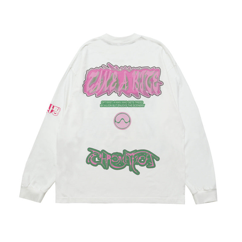 73r1 - Sudadera estilo nacional con diseño pullover en algodón blanco