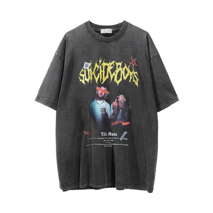 73r1 - Men's Retro Character Tee Street Style