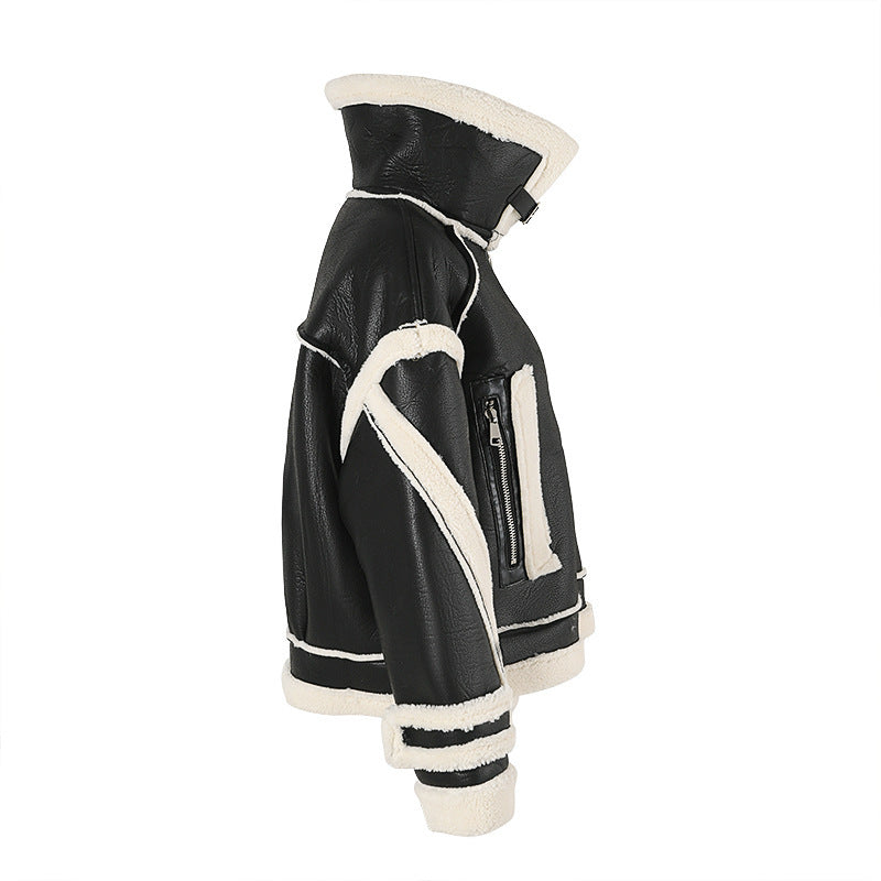 73r1 - Thick Loose Cotton Coat For Motorcycle Clothes