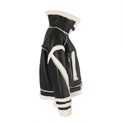 73r1 - Thick Loose Cotton Coat For Motorcycle Clothes